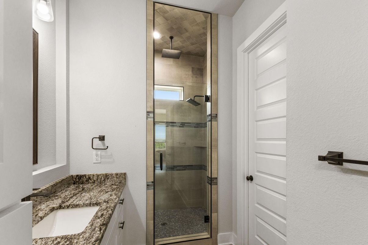 Bathroom, Glass Shower, Interior