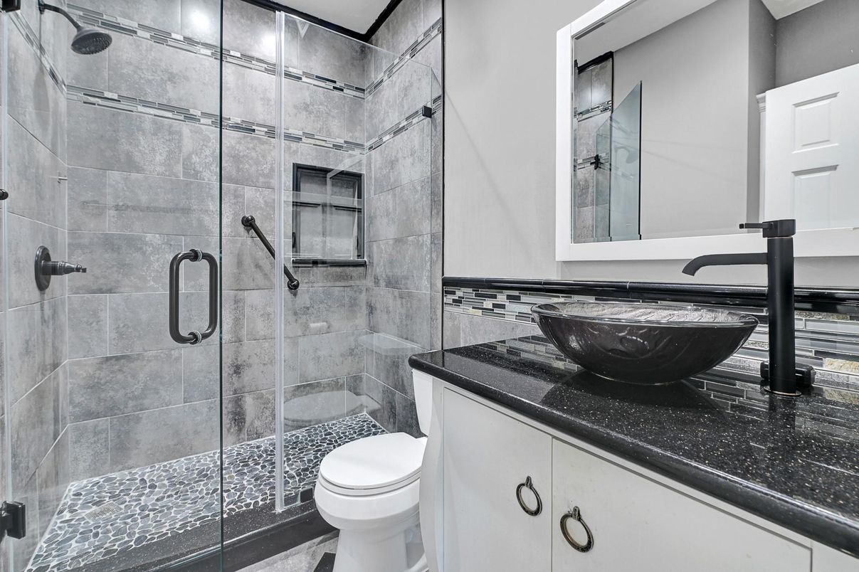 Bathroom, Glass Shower, Interior