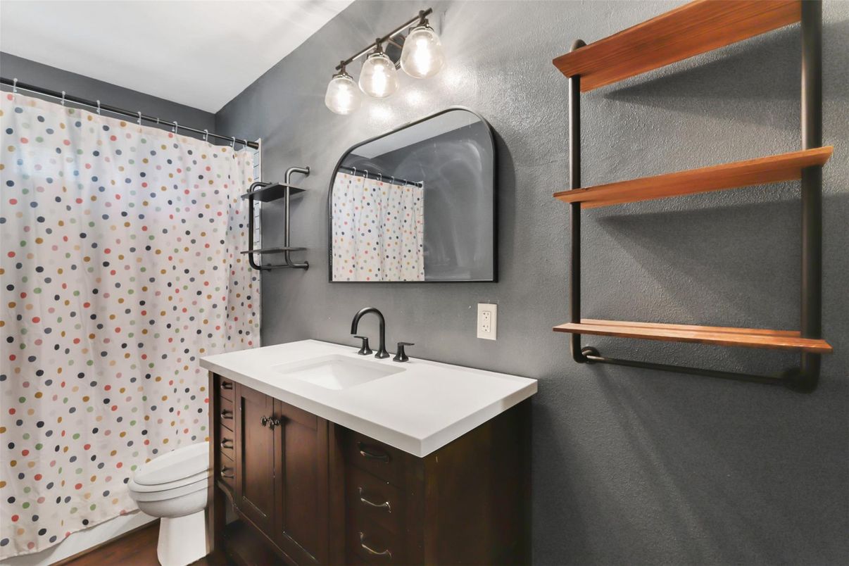 Bathroom, Interior, Wood Texture Flooring