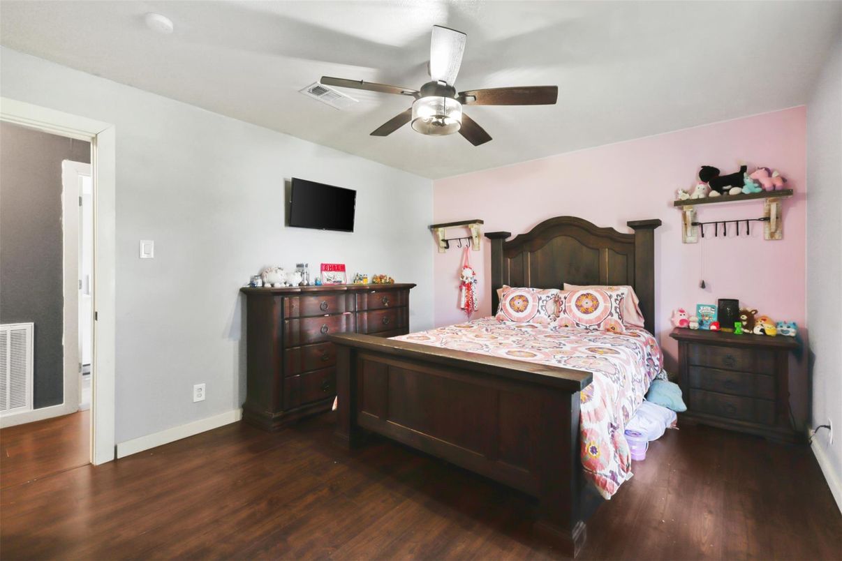 Bedroom, Interior, Wood Texture Flooring