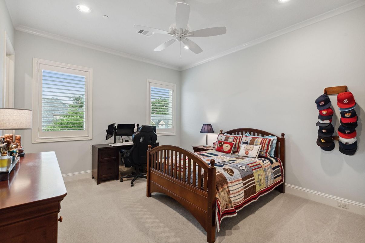 Bedroom, Home Office, Interior, Recessed Lighting