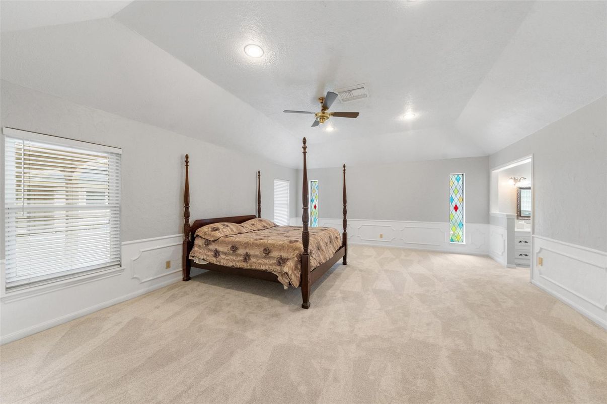 Bedroom, Interior, Recessed Lighting