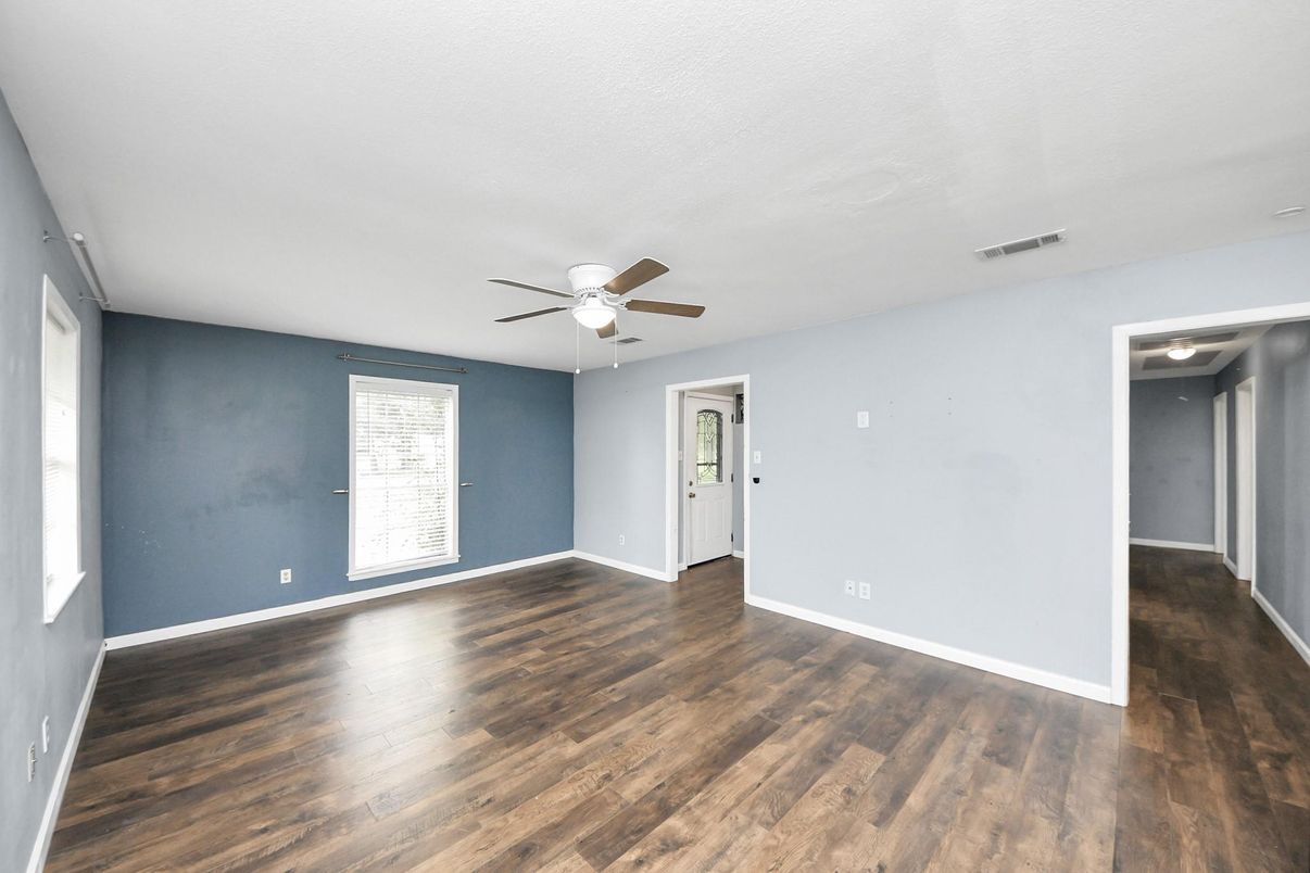 Empty room, Interior, Wood Texture Flooring