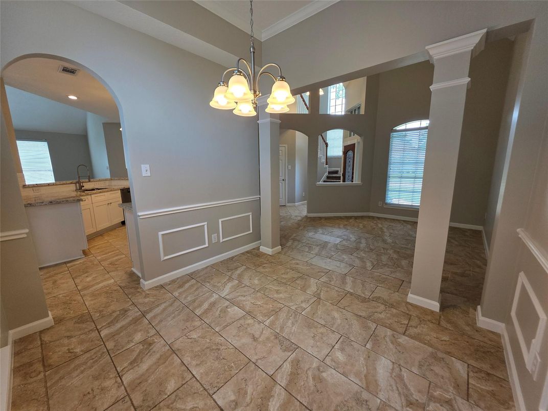 Chandelier, Interior, Kitchen, Pendant Lights, Recessed Lighting