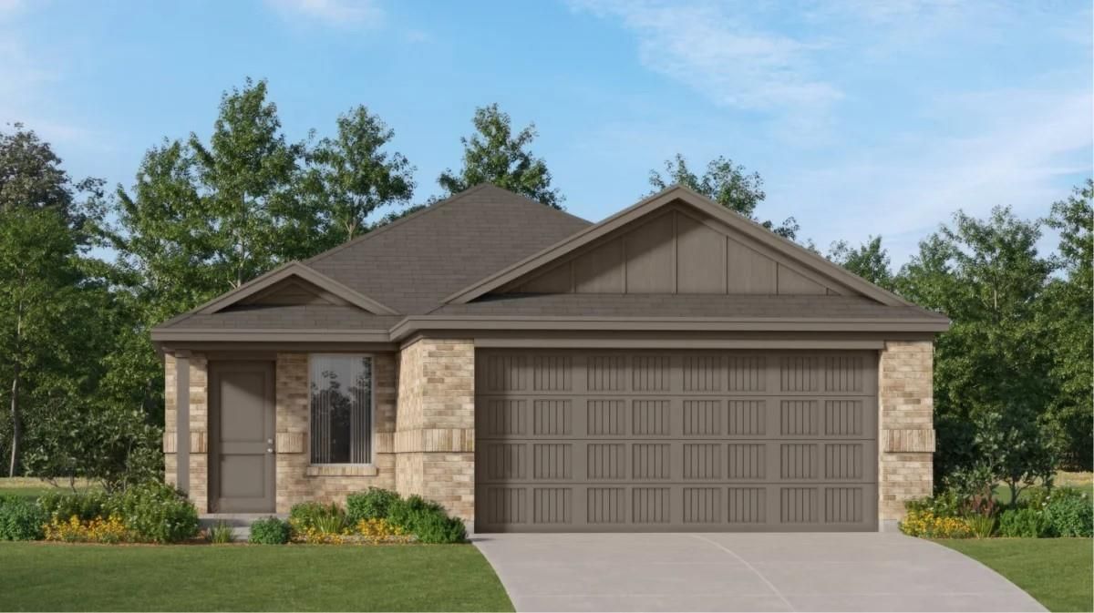 Attached, Exterior, Facade, Brick Traditional