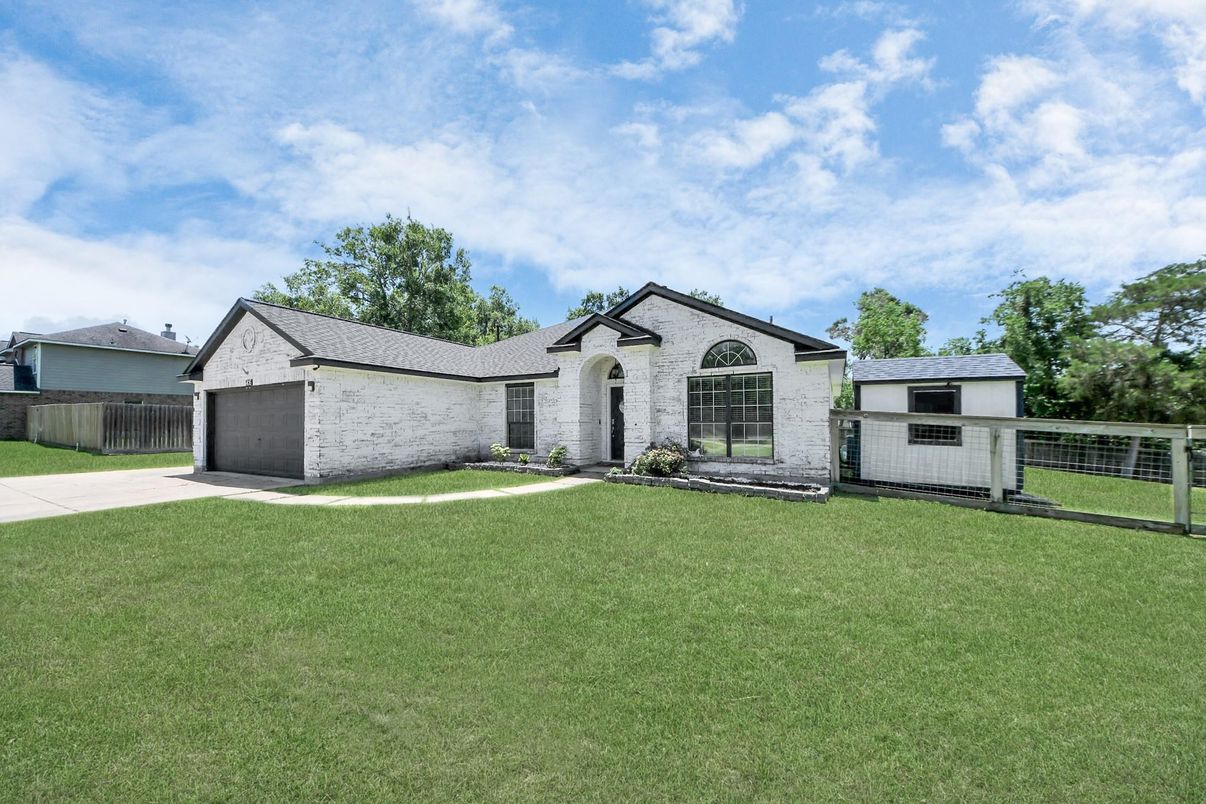 Attached, Backyard, Detached Garage, Exterior, Facade, Spanish Mediterranean