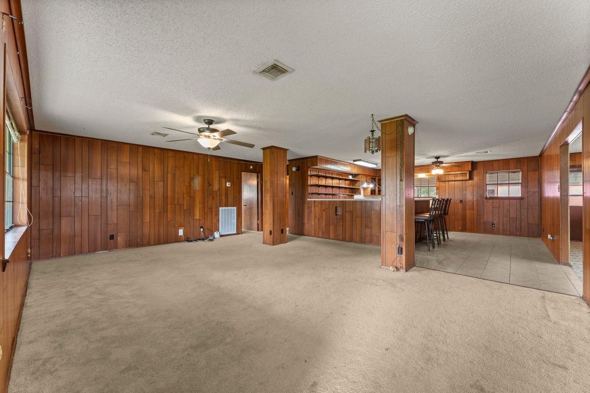 Empty room, Interior, Wooden Walls