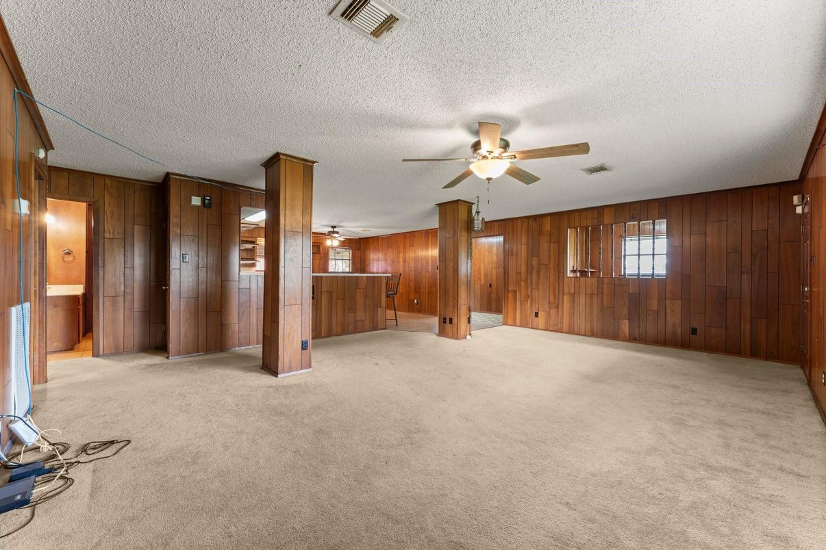 Empty room, Interior, Wooden Walls
