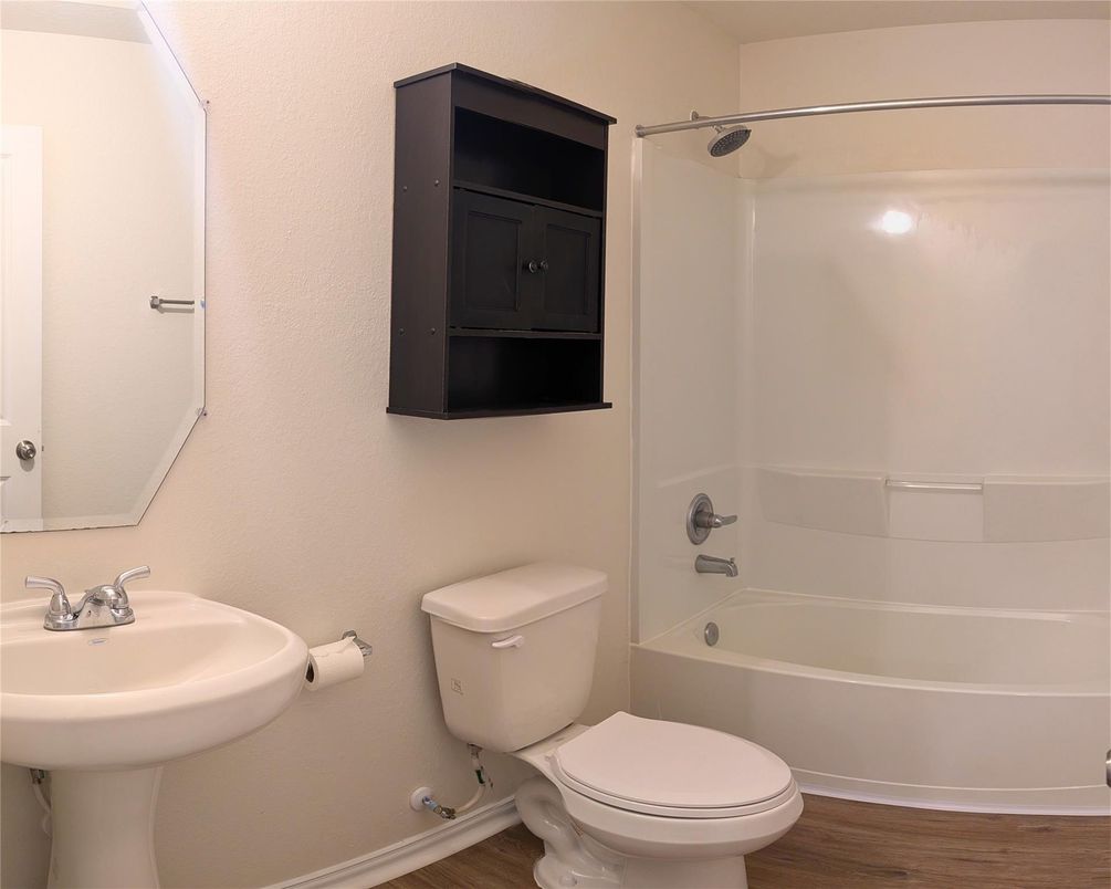 Bathroom, Interior, Wood Texture Flooring