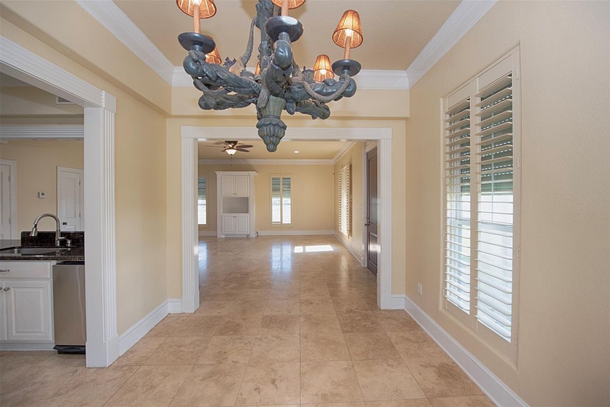 Chandelier, Interior, Recessed Lighting