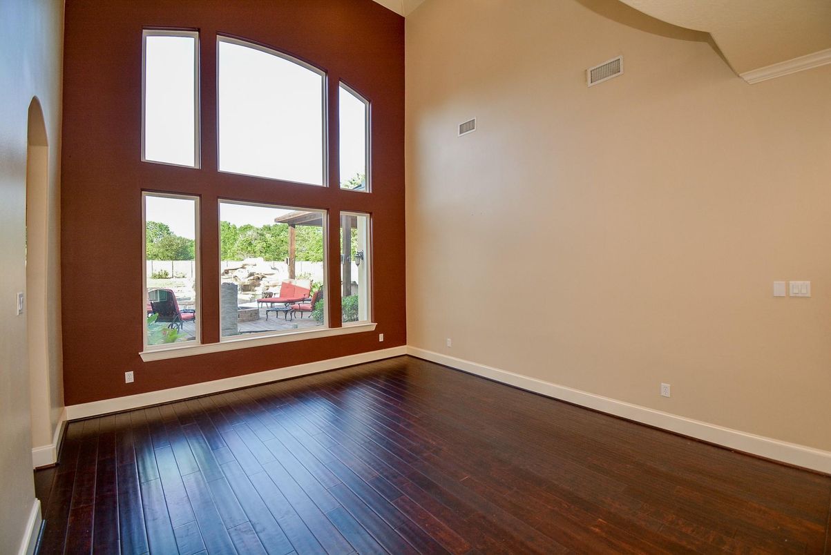 Empty room, Interior, Wood Texture Flooring
