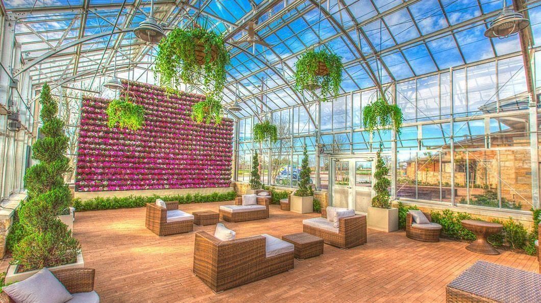 Glass Ceilings, Interior, Sun Room, Wood Texture Flooring