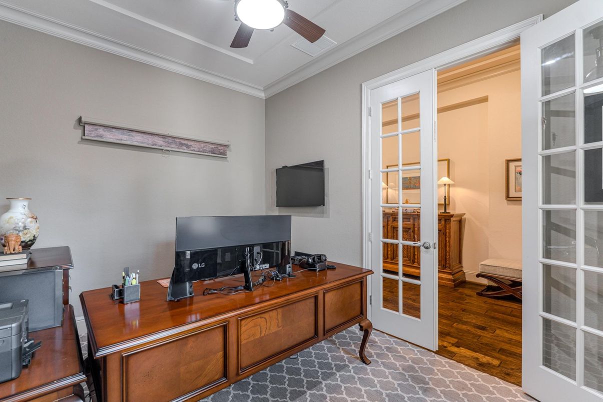 Home Office, Interior, Wood Texture Flooring