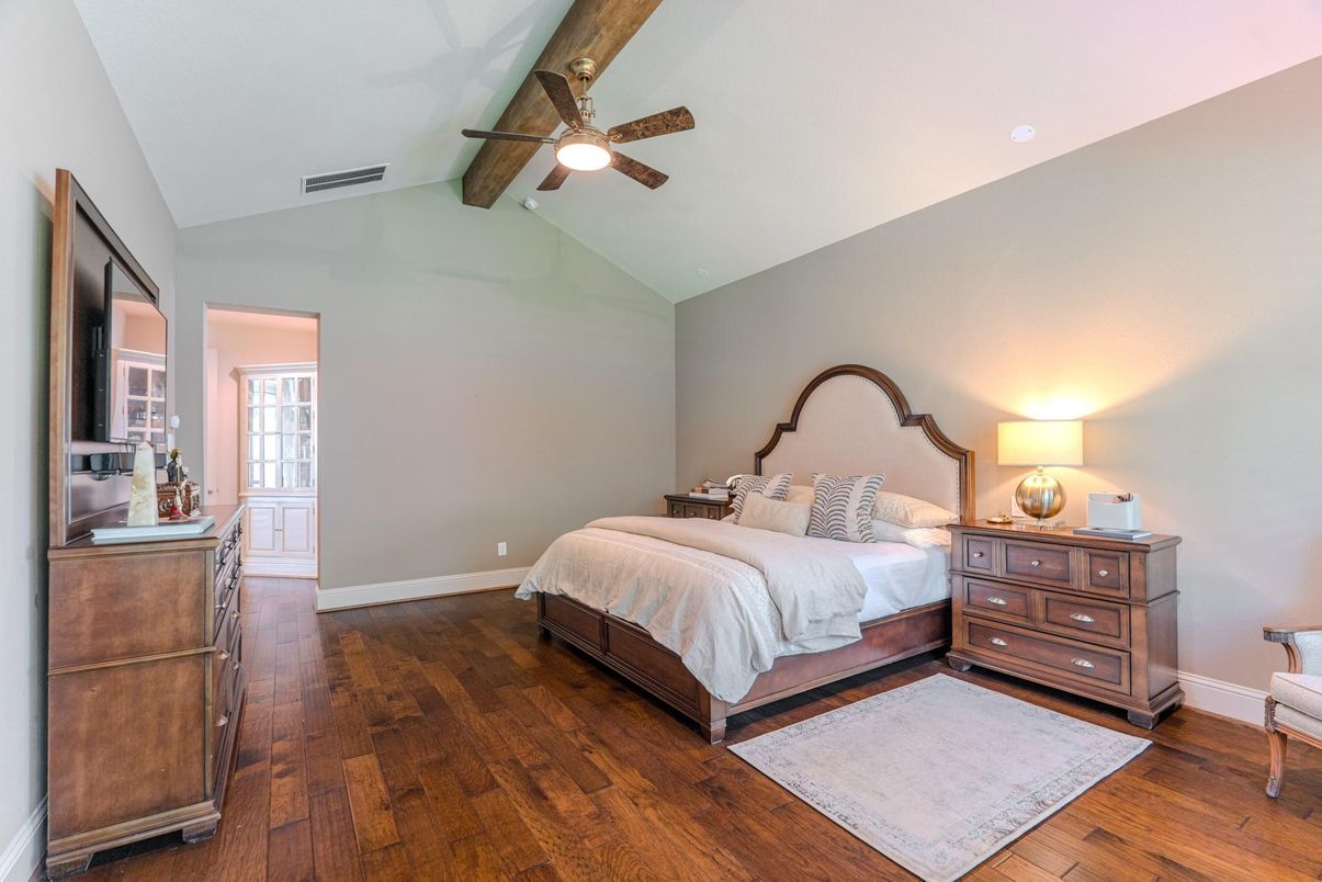 Bedroom, Interior, Wood Texture Flooring