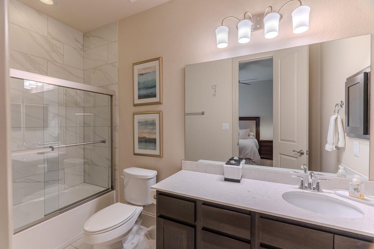 Bathroom, Bedroom, Glass Shower, Interior, Marble Walls, Recessed Lighting