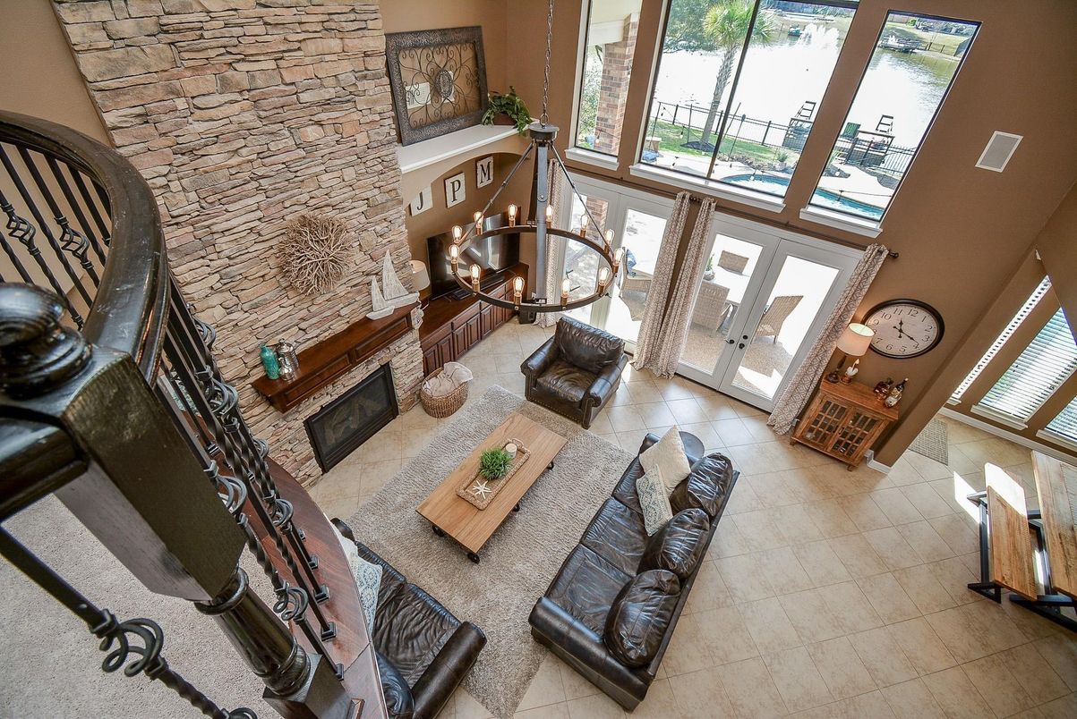 Fireplace, Interior, Living room, Stone Walls