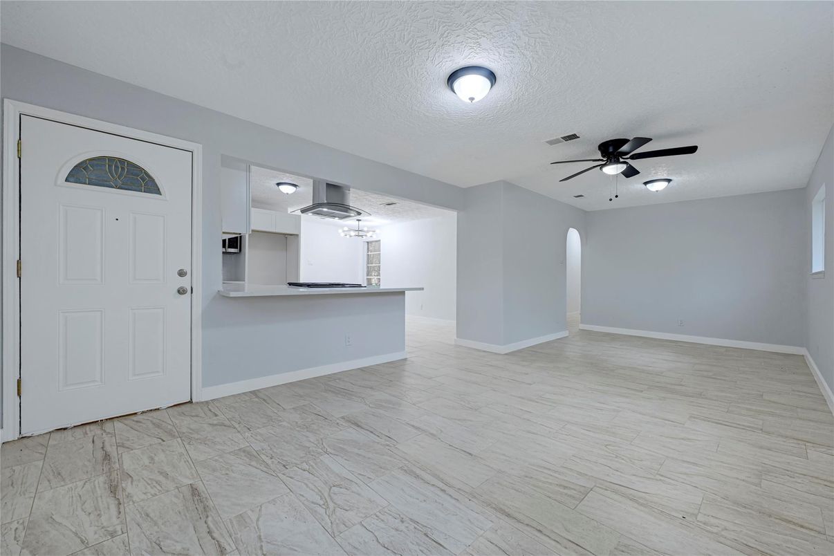 Empty room, Interior, Kitchen, Marble