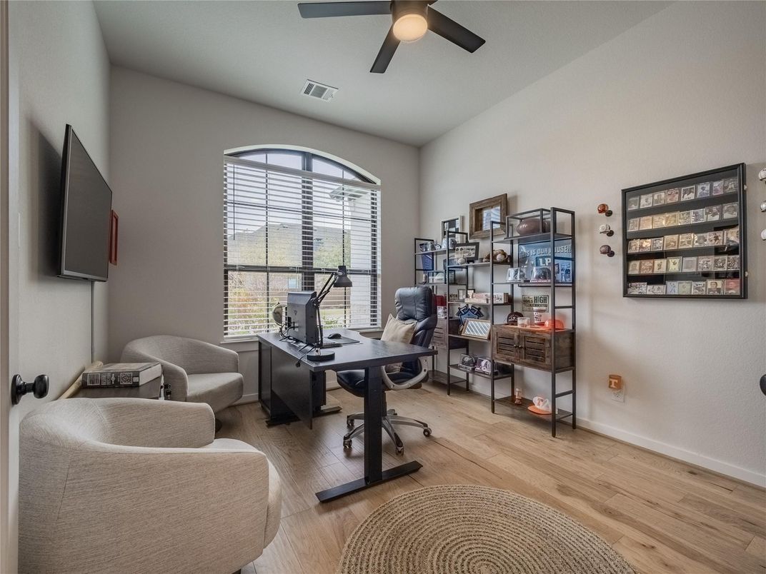 Home Office, Interior, Wood Texture Flooring