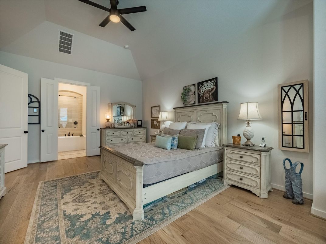 Bedroom, Interior, Wood Texture Flooring