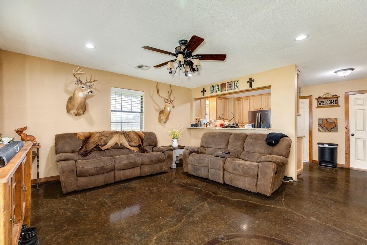 Interior, Living room, Recessed Lighting