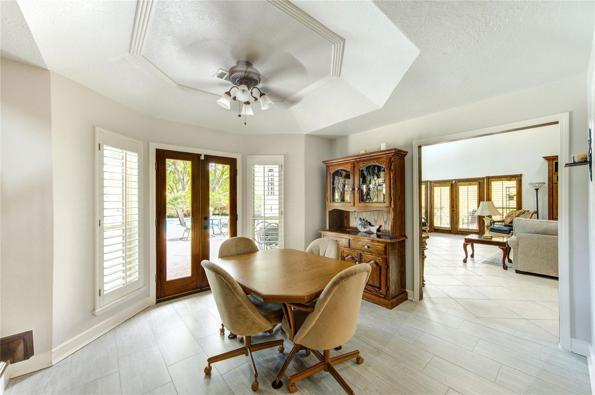 Dining room, Interior, Wood Texture Flooring