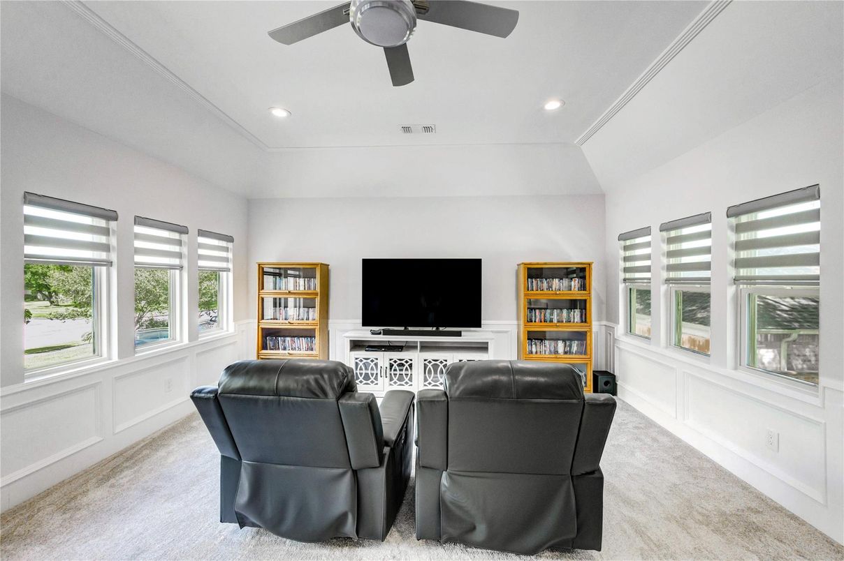 Interior, Living room, Recessed Lighting