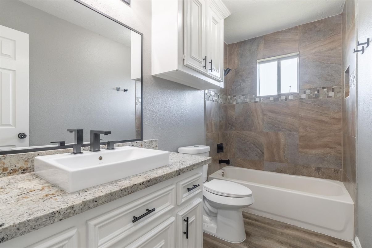 Bathroom, Interior, Wood Texture Flooring