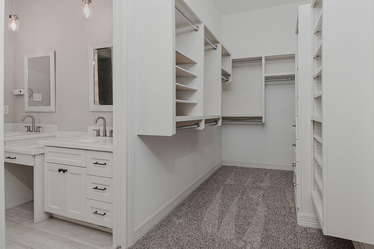 Bathroom, Dual Sink Vanities, Interior, Walk-in Closets