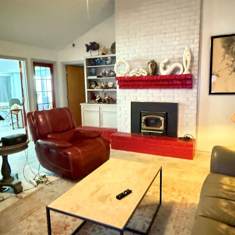 Fireplace, Interior, Stone Walls