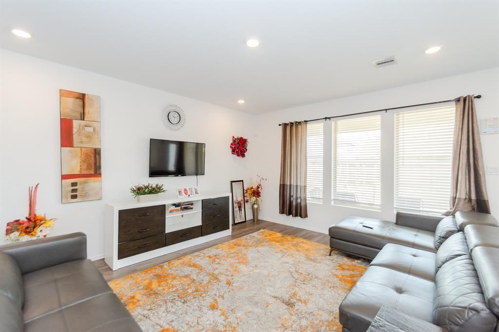 Home Theatre Room, Interior, Living room, Recessed Lighting, Wood Texture Flooring