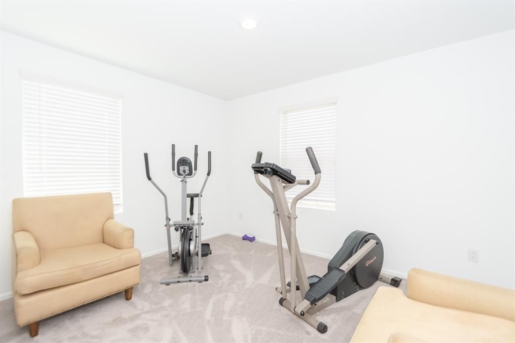 Fitness Equipment, Interior, Recessed Lighting