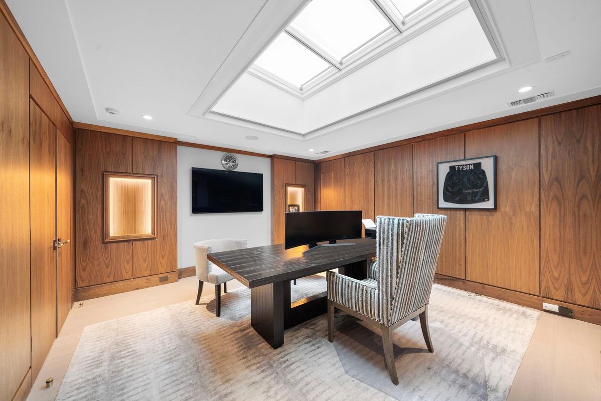 Interior, Recessed Lighting, Wooden Walls