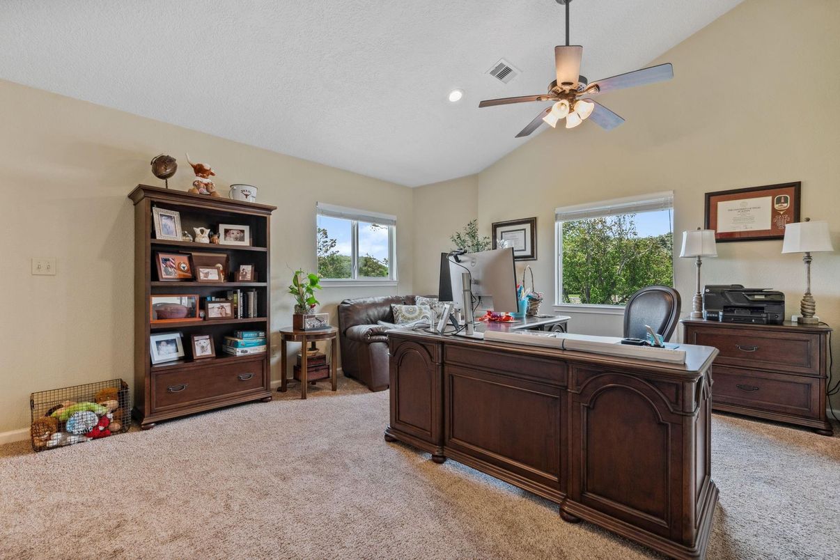 Home Office, Interior, Recessed Lighting