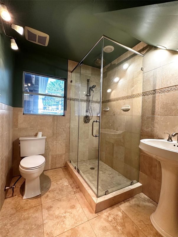Bathroom, Glass Shower, Interior