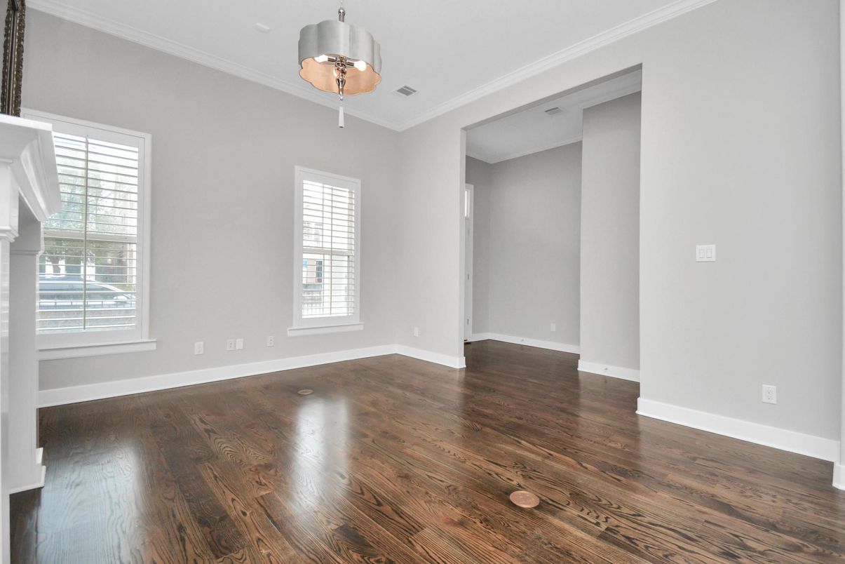 Empty room, Interior, Wood Texture Flooring