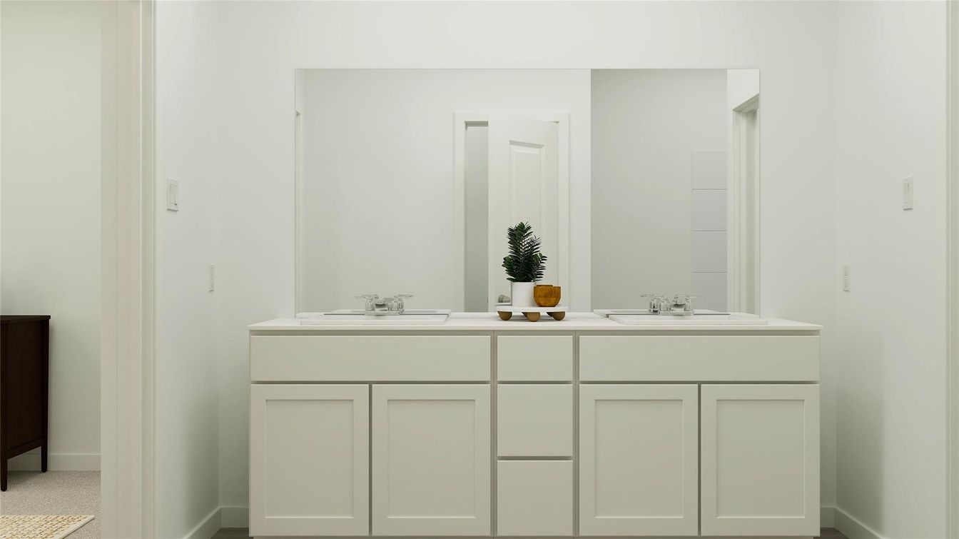 Bathroom, Dual Sink Vanities, Interior