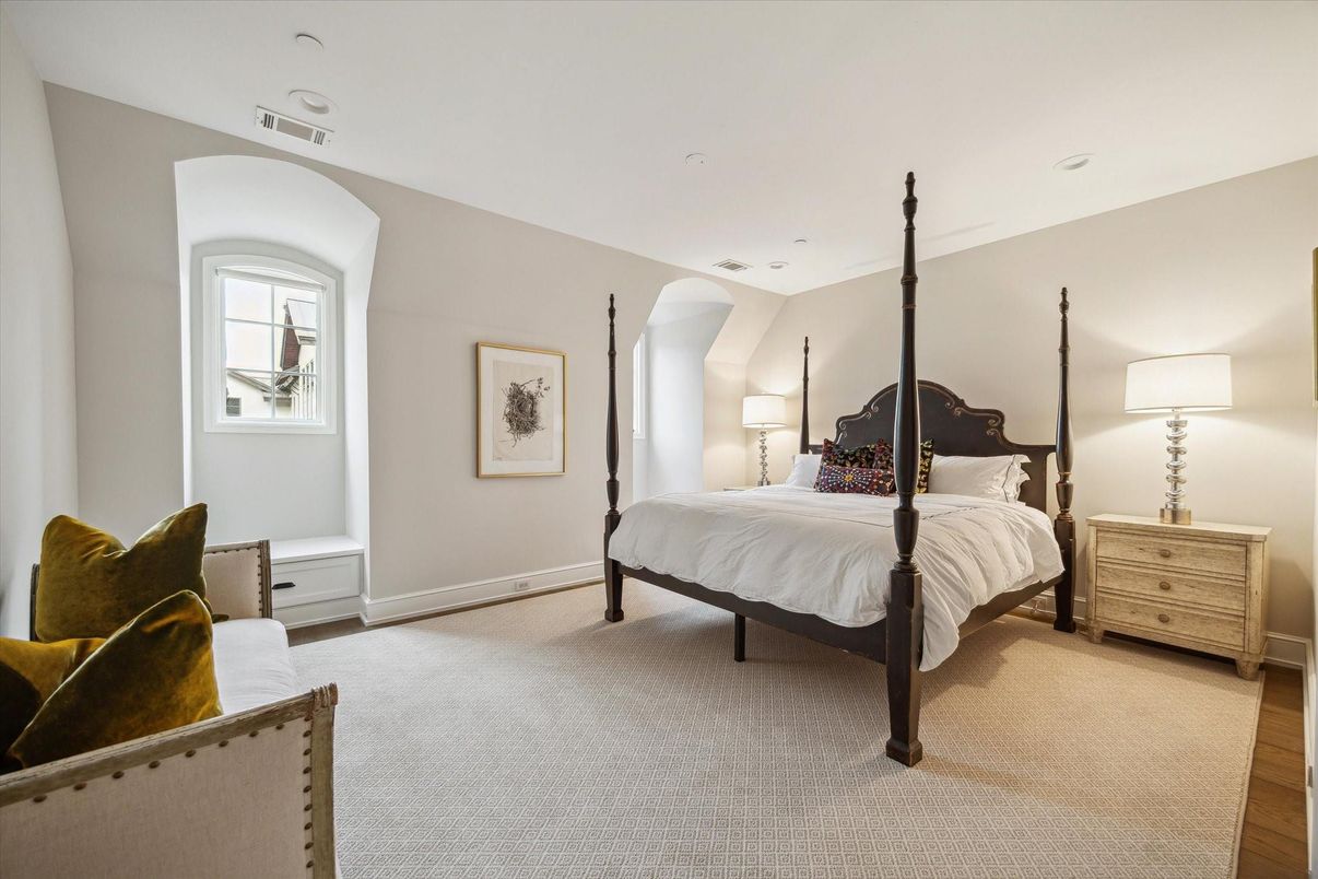 Bedroom, Interior, Recessed Lighting