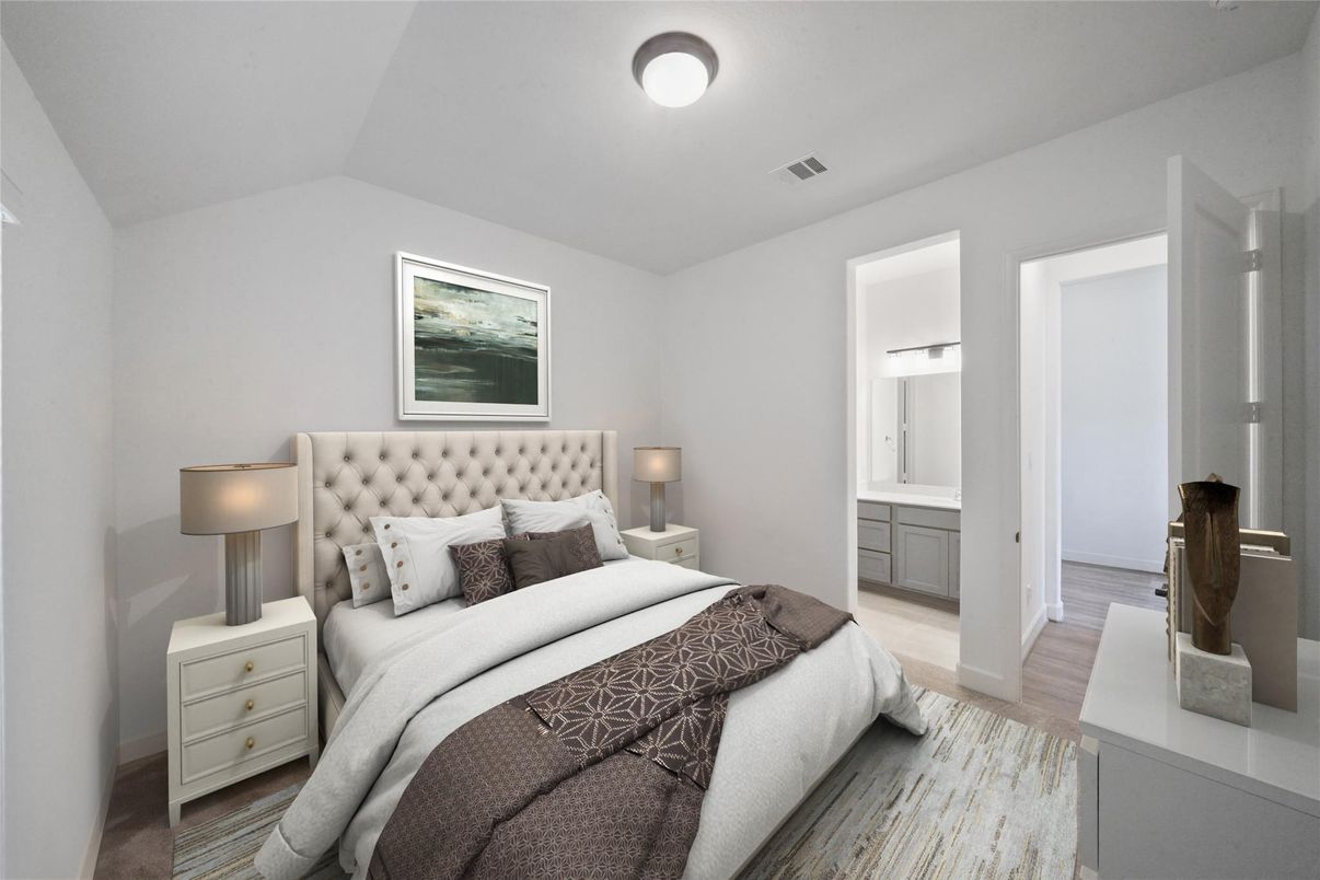 Bedroom, Interior, Wood Texture Flooring