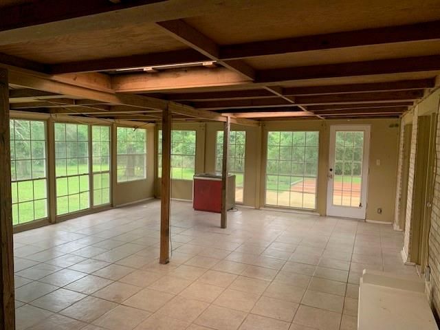 Interior, Wooden Beams