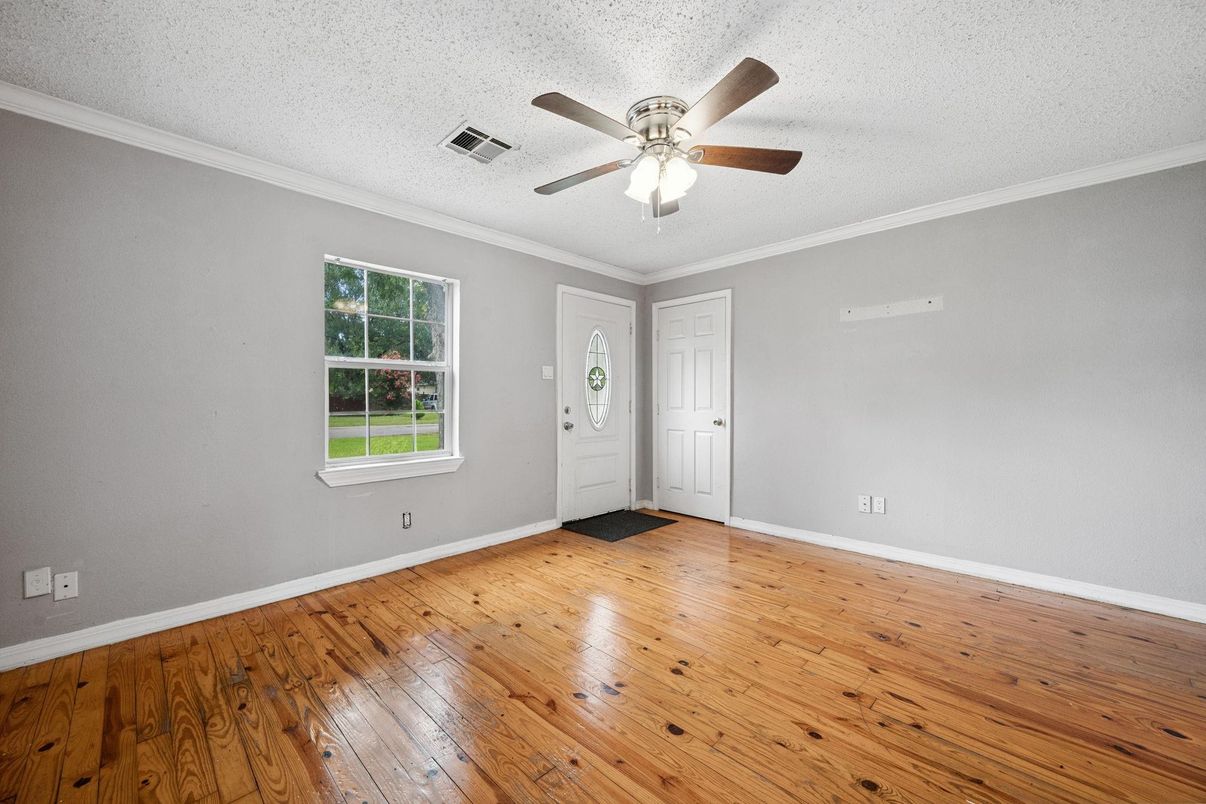 Empty room, Interior, Wood Texture Flooring