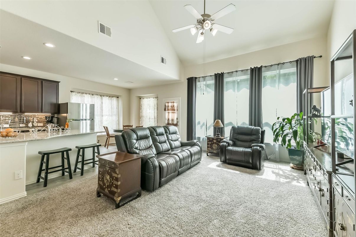 Interior, Kitchen, Living room, Recessed Lighting