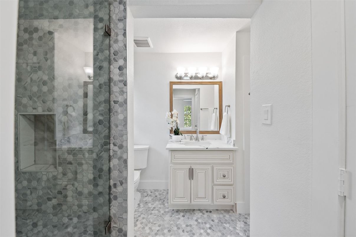 Bathroom, Glass Shower, Interior