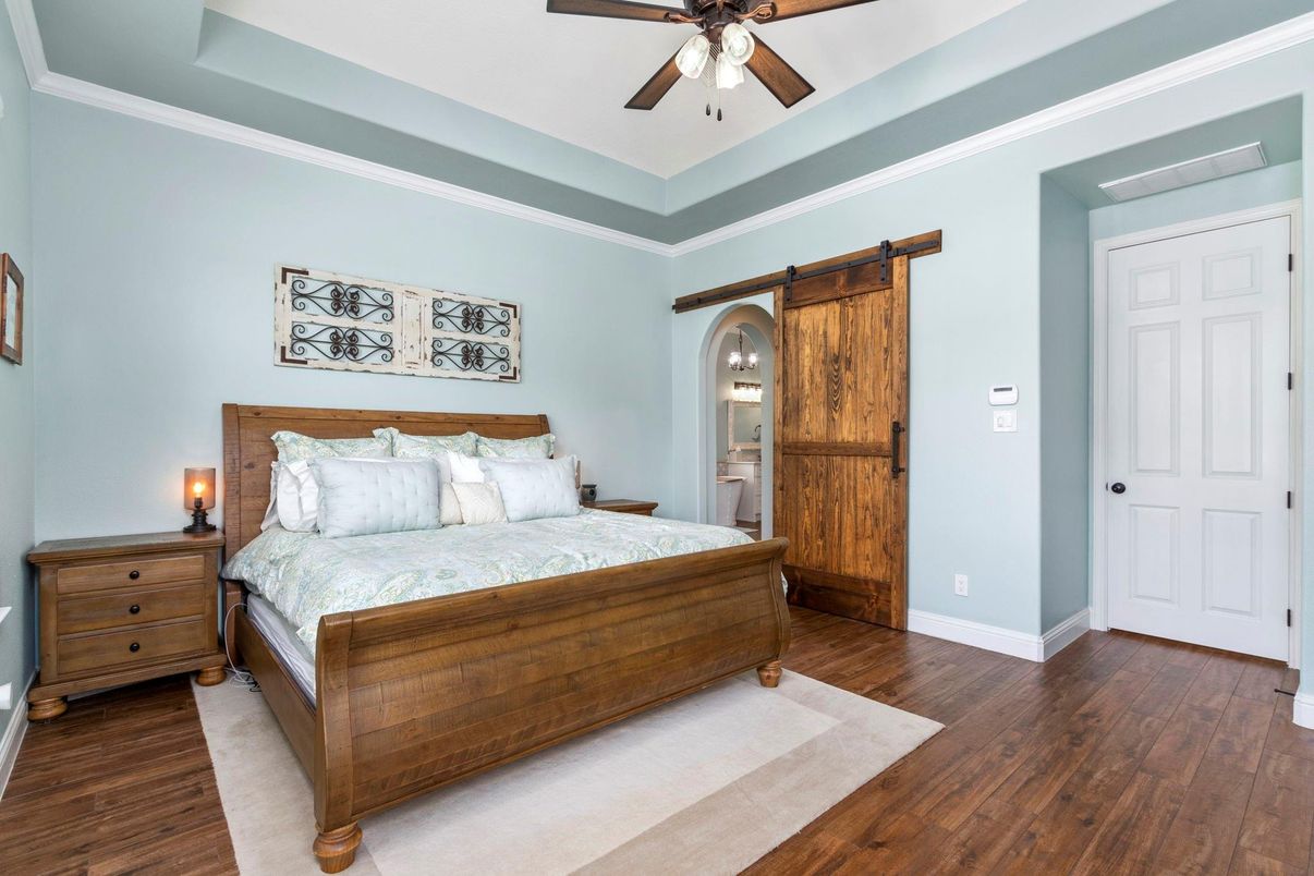 Bedroom, Interior, Wood Texture Flooring