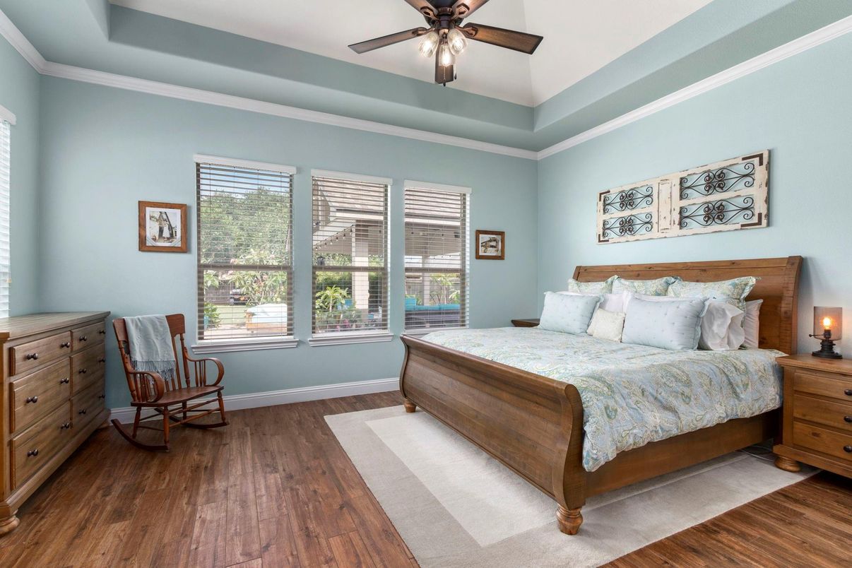 Bedroom, Interior, Wood Texture Flooring