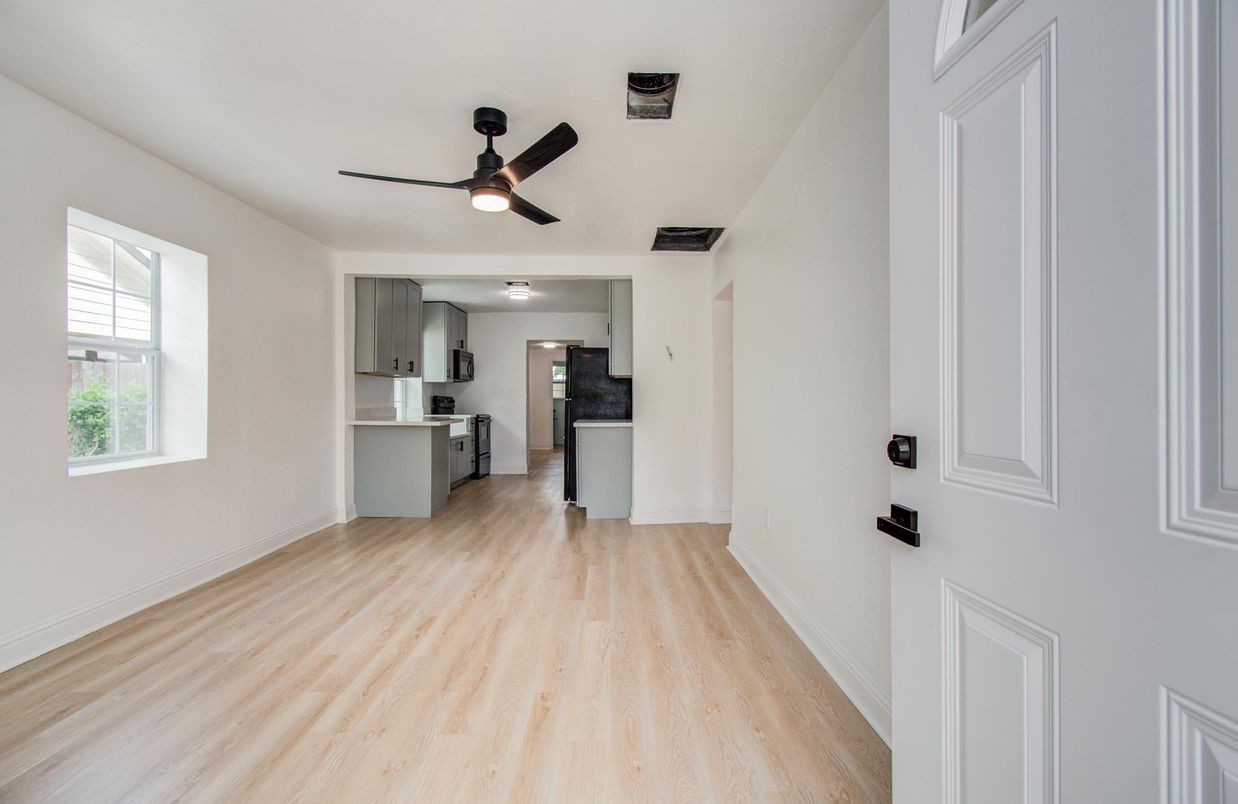Interior, Kitchen, Wood Texture Flooring