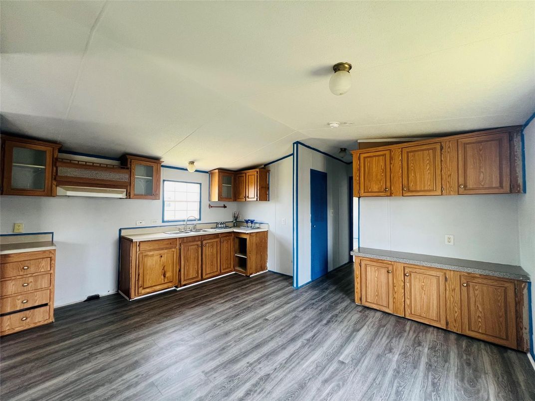 Interior, Kitchen, Wood Texture Flooring