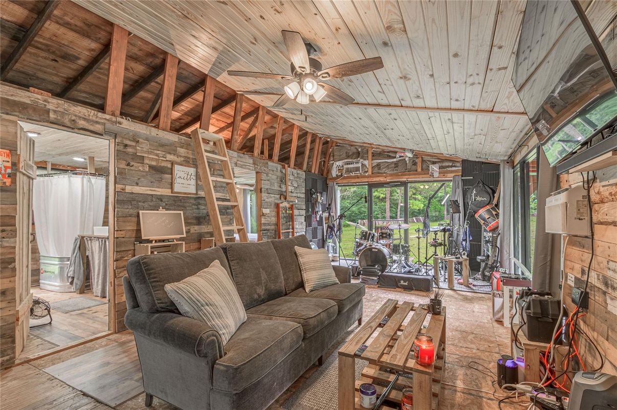 Interior, Living room, Wooden Beams, Wooden Ceilings, Wood Texture Flooring, Wooden Walls