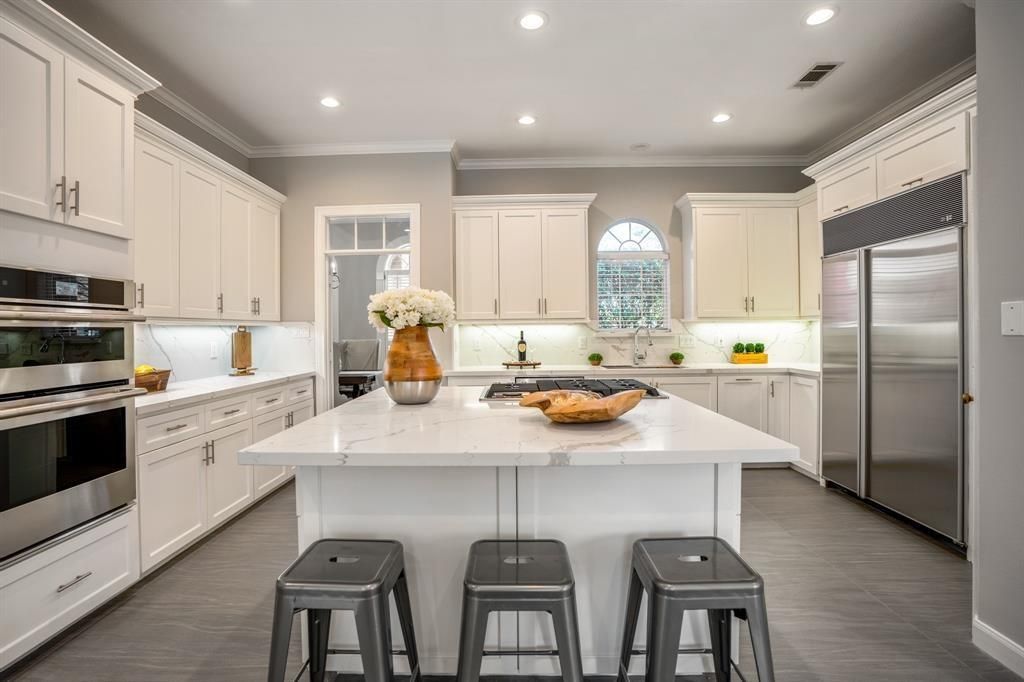 Interior, Kitchen, Recessed Lighting, Stainless Steel Appliances