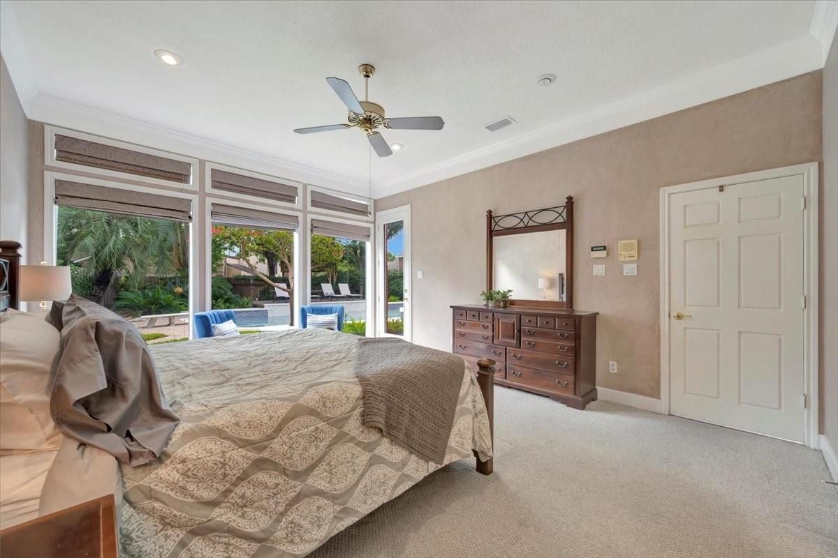 Bedroom, Interior, Recessed Lighting