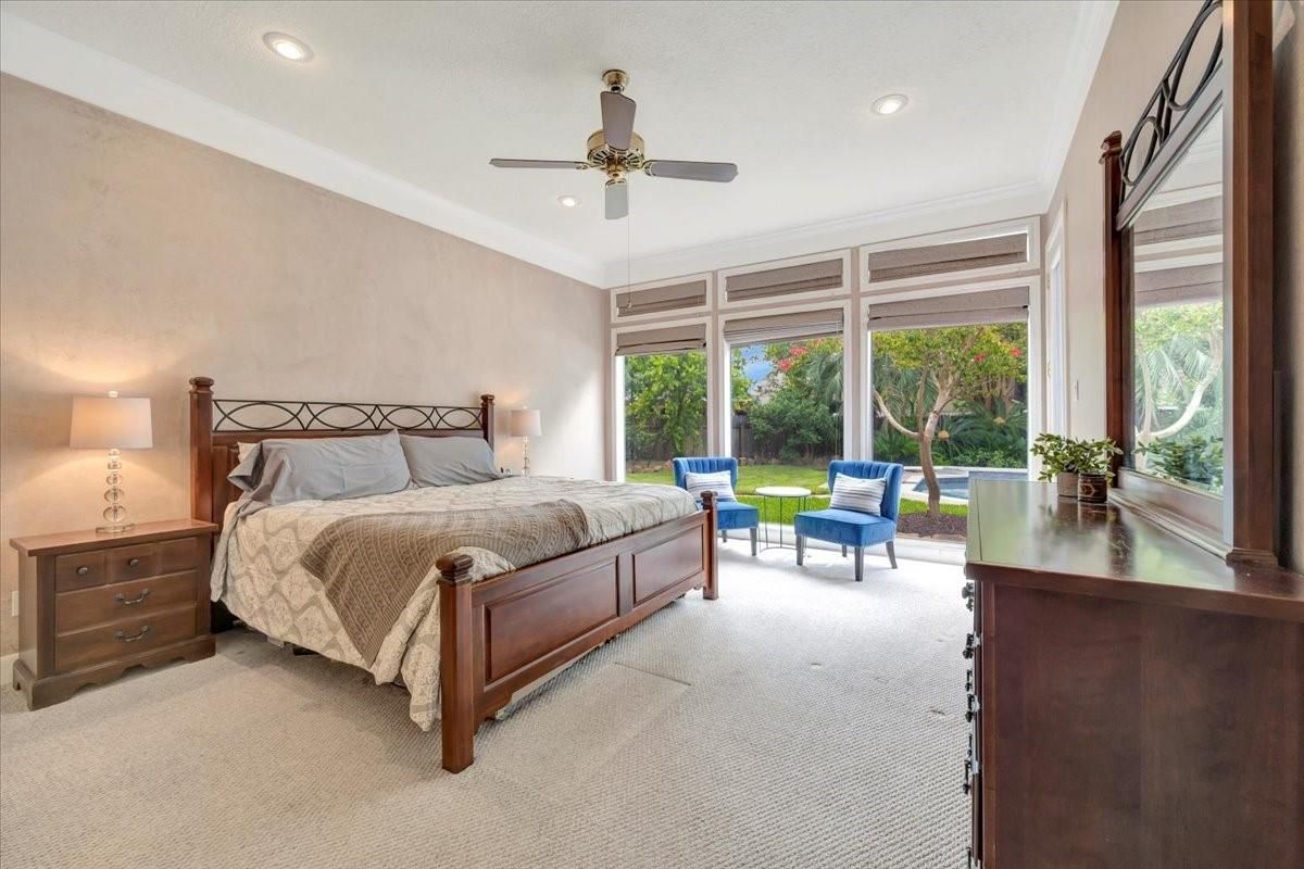 Bedroom, Interior, Recessed Lighting